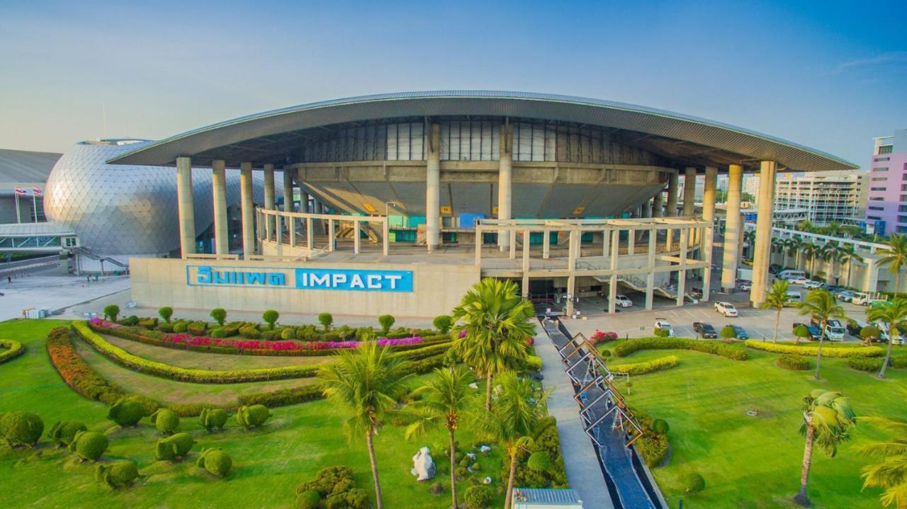 ป็อปปูล่าคอนโด เมืองทองธานี ใกล้ Impact 酒店 公寓 방콕 외부 사진